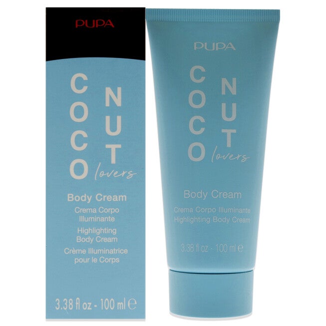 Coconut Lovers Highlighting Body Cream - 001 Golden Dreams by Pupa Milano for Women - 3.38 oz Bronzer, NA, hi-res image number null