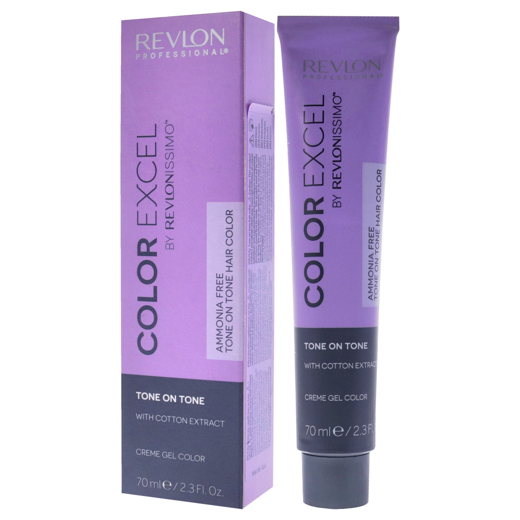 Revlonissimo Color Excel - 5.34 Light Golden Copper Brown by Revlon for Unisex - 2.3 oz Hair Color, See Description, alternate image number 3