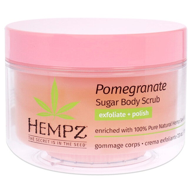 Pomegranate Herbal Sugar Body Scrub by Hempz for Unisex - 7.3 oz Scrub, See Description, hi-res image number 0