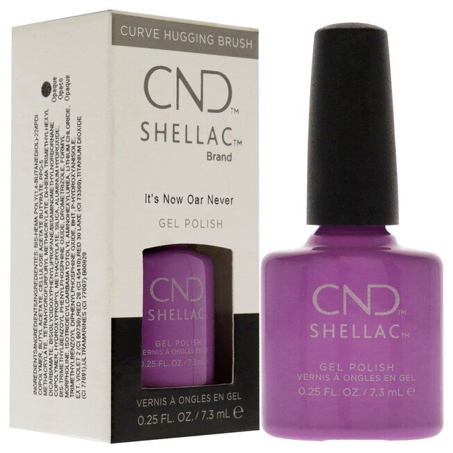 Shellac Nail Color - Its Now Oar Nvr by CND for Women - 0.25 oz Nail Polish, See Description, alternate image number 2