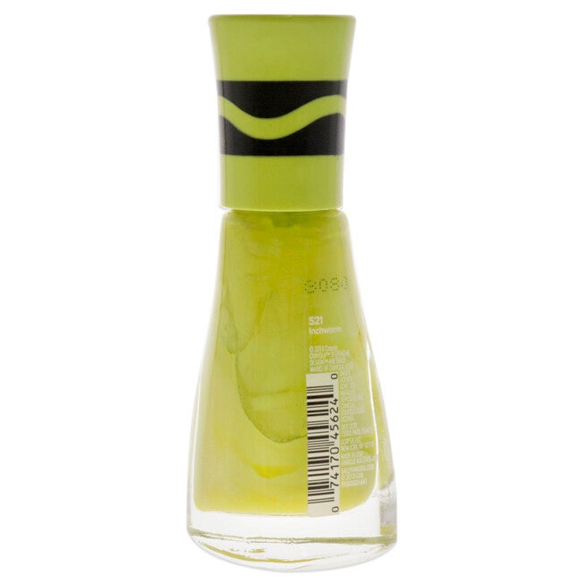 Insta-Dri Crayola Nail Color - 521 Inchworm by Sally Hansen for Women - 0.31 oz Nail Polish, NA, alternate image number null