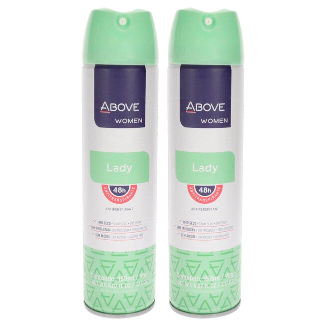 48 Hours Antiperspirant Deodorant - Lady by Above for Women - 3.17 oz Deodorant Spray - Pack of 2, NA, hi-res image number null