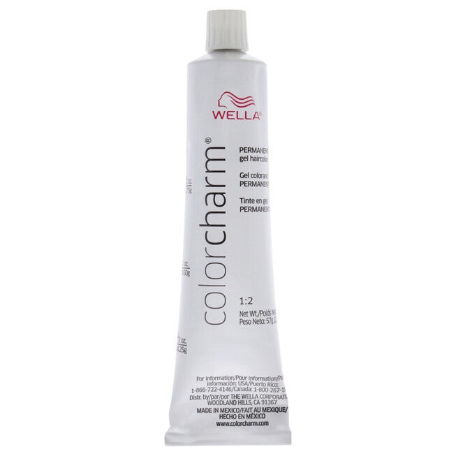 Color Charm Permanent Hair Color Gel - 2N 211 Very Dark Brown by Wella for Unisex - 2 oz Hair Color, , alternate image number null