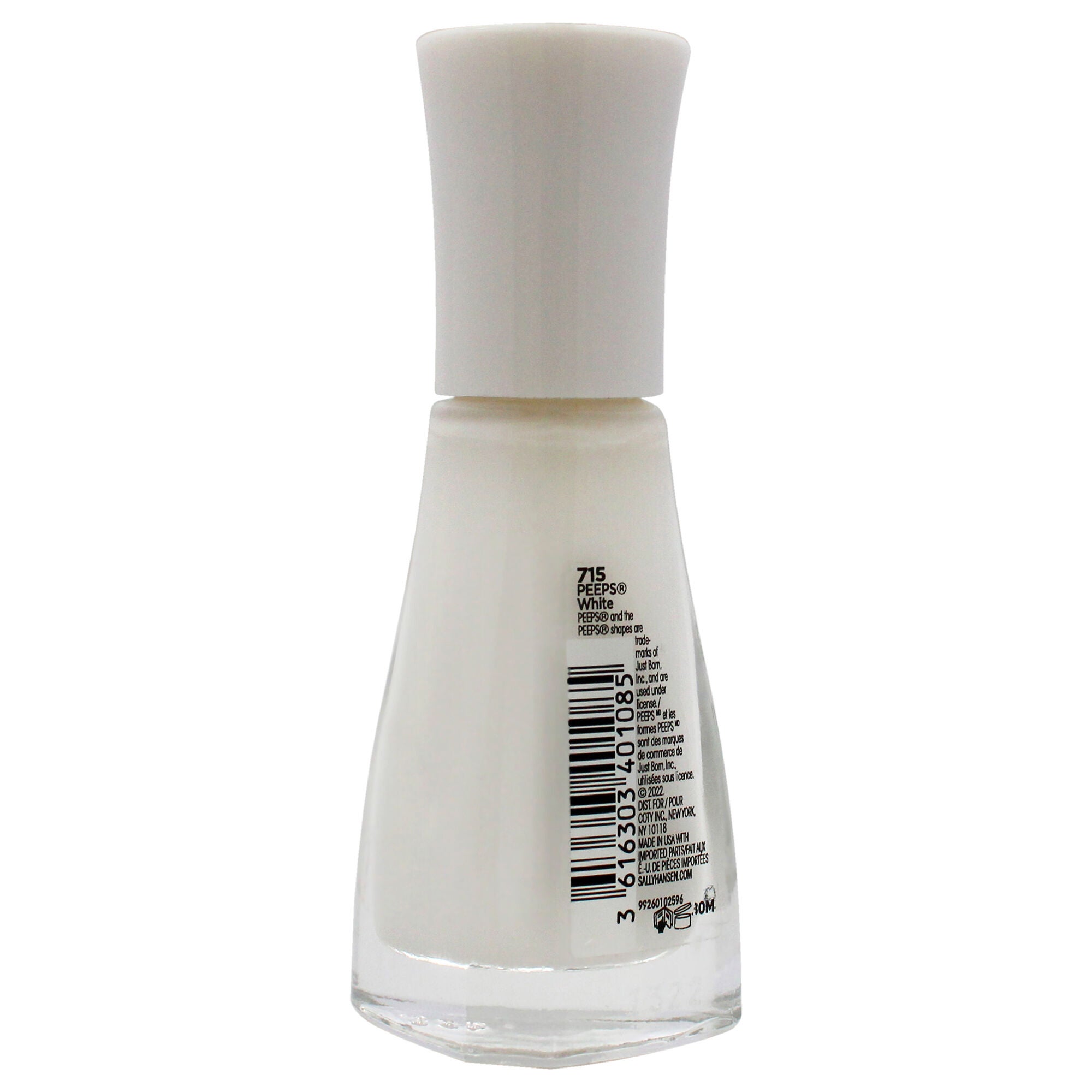 Insta-Dri Peeps Nail Color - 715 White by Sally Hansen for Women - 0.31 oz Nail Polish, See Description, alternate image number 1