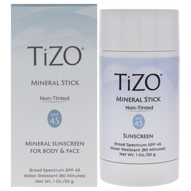 Mineral Stick Non Tinted SPF 45 by Tizo for Women - 1 oz Sunscreen, NA, hi-res image number null