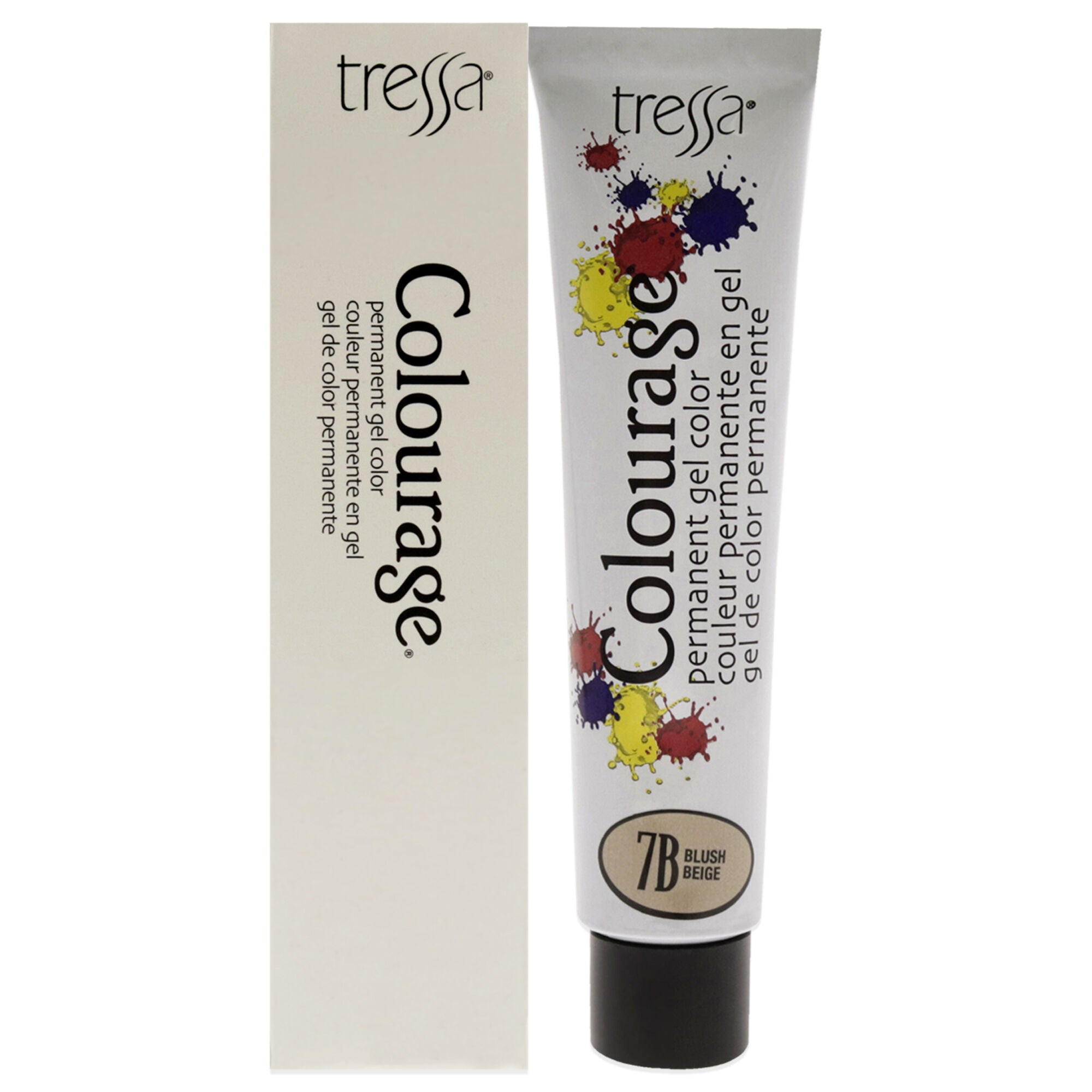 Colourage Permanent Gel Color - 7B Blush by Tressa for Unisex - 2 oz Hair Color, See Description, hi-res image number 0