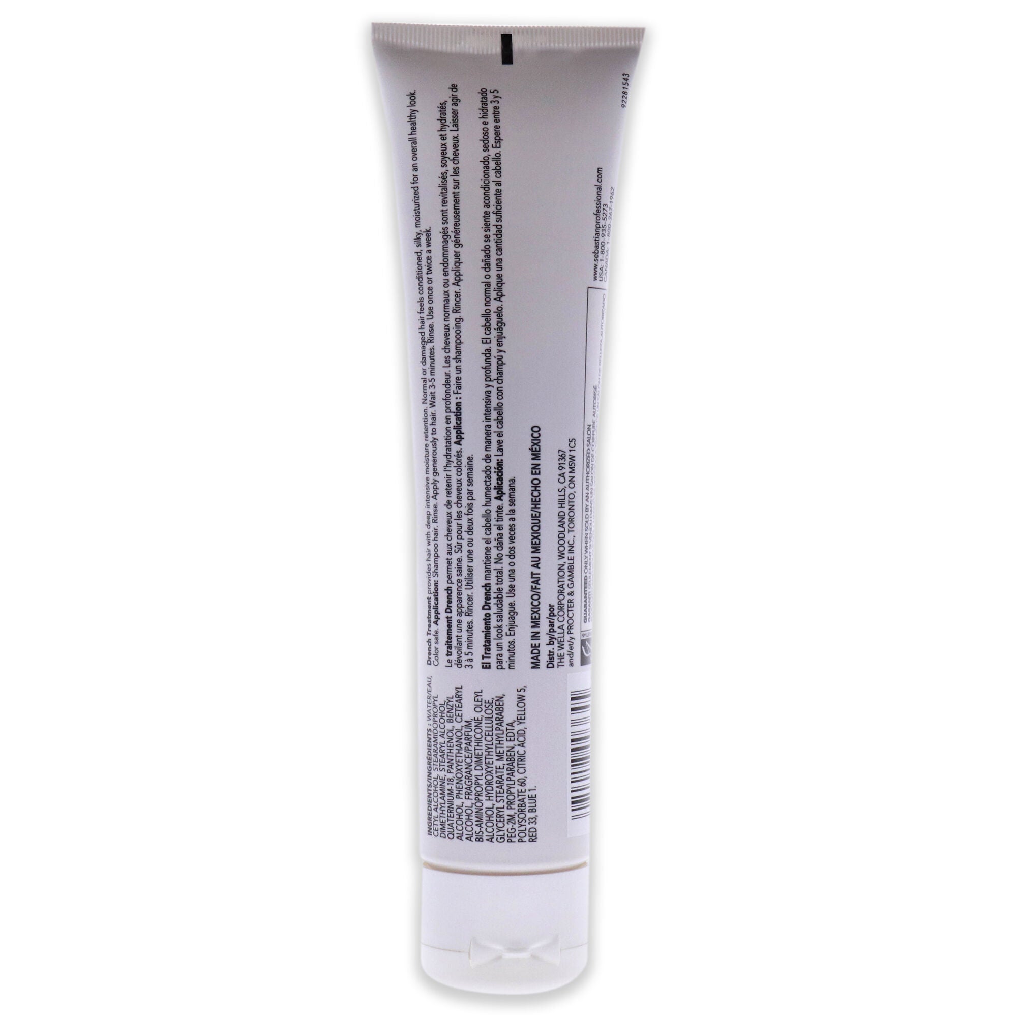 Drench Moisturizing Treatment by Sebastian for Unisex - 5.0 oz Treatment, See Description, alternate image number 2