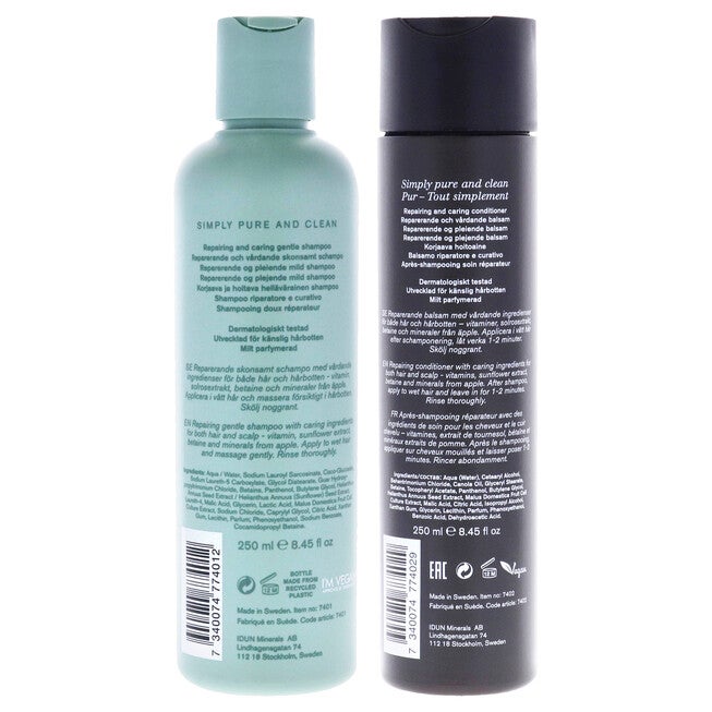 Repair and Care Shampoo and Conditoner Kit by Idun Minerals for Unisex - 2 Pc Kit 8.45oz Shampoo, 8.45oz Conditioner, NA, alternate image number null
