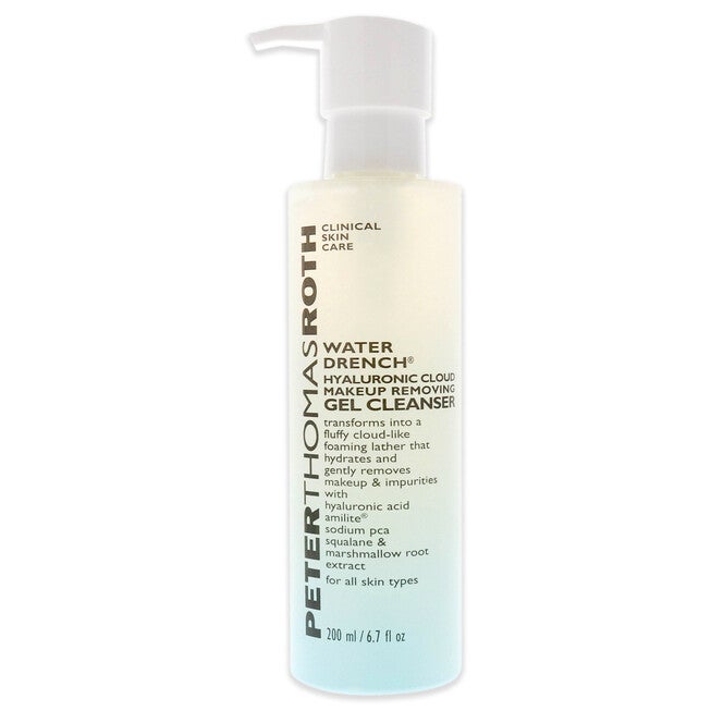Water Drench Hyaluronic Cloud Makeup Removing Gel Cleanser by Peter Thomas Roth for Unisex - 6.7 oz Cleanser, See Description, alternate image number null