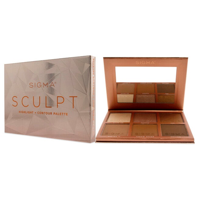 Sculpt Highlight Plus Contour Palette by SIGMA for Women - 0.98 oz Makeup, , alternate image number null