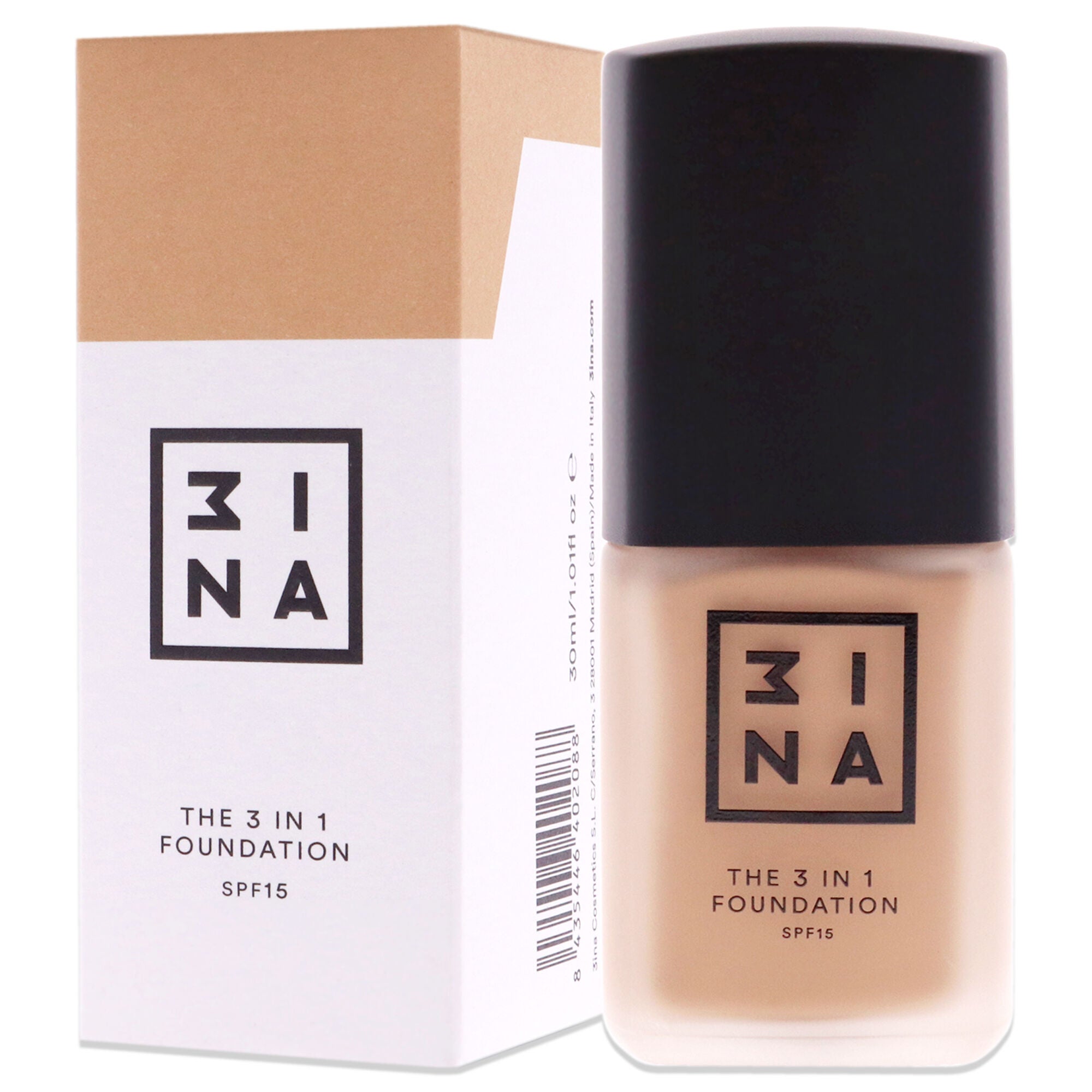 The 3-In-1 Foundation SPF 15 - 201 by 3INA for Women - 1.01 oz Foundation, See Description, alternate image number 3