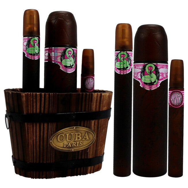 Cuba Jungle Snake by Cuba for Women - 3 Pc Gift Set 3.3oz EDP Spray, 1.17oz EDP Spray, 0.5oz EDP Spray, , alternate image number null