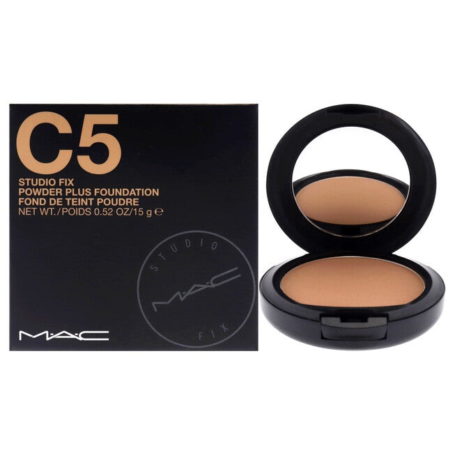 Studio Fix Powder Plus Foundation - C5 by MAC for Women - 0.52 oz Foundation, NA, hi-res image number null