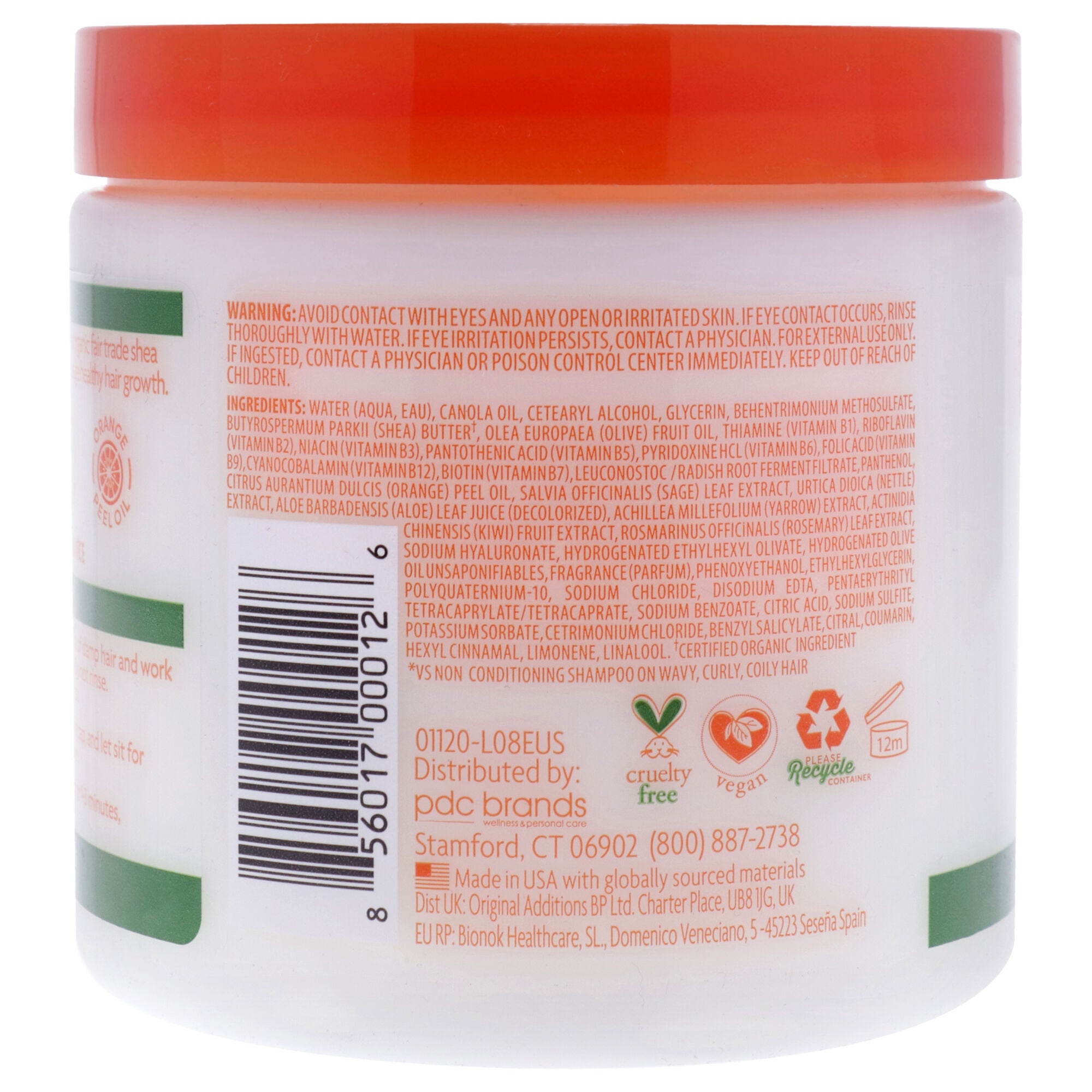Shea Butter Leave In Conditioning Repair Cream by Cantu for Unisex - 16 oz Conditioner, See Description, alternate image number 2
