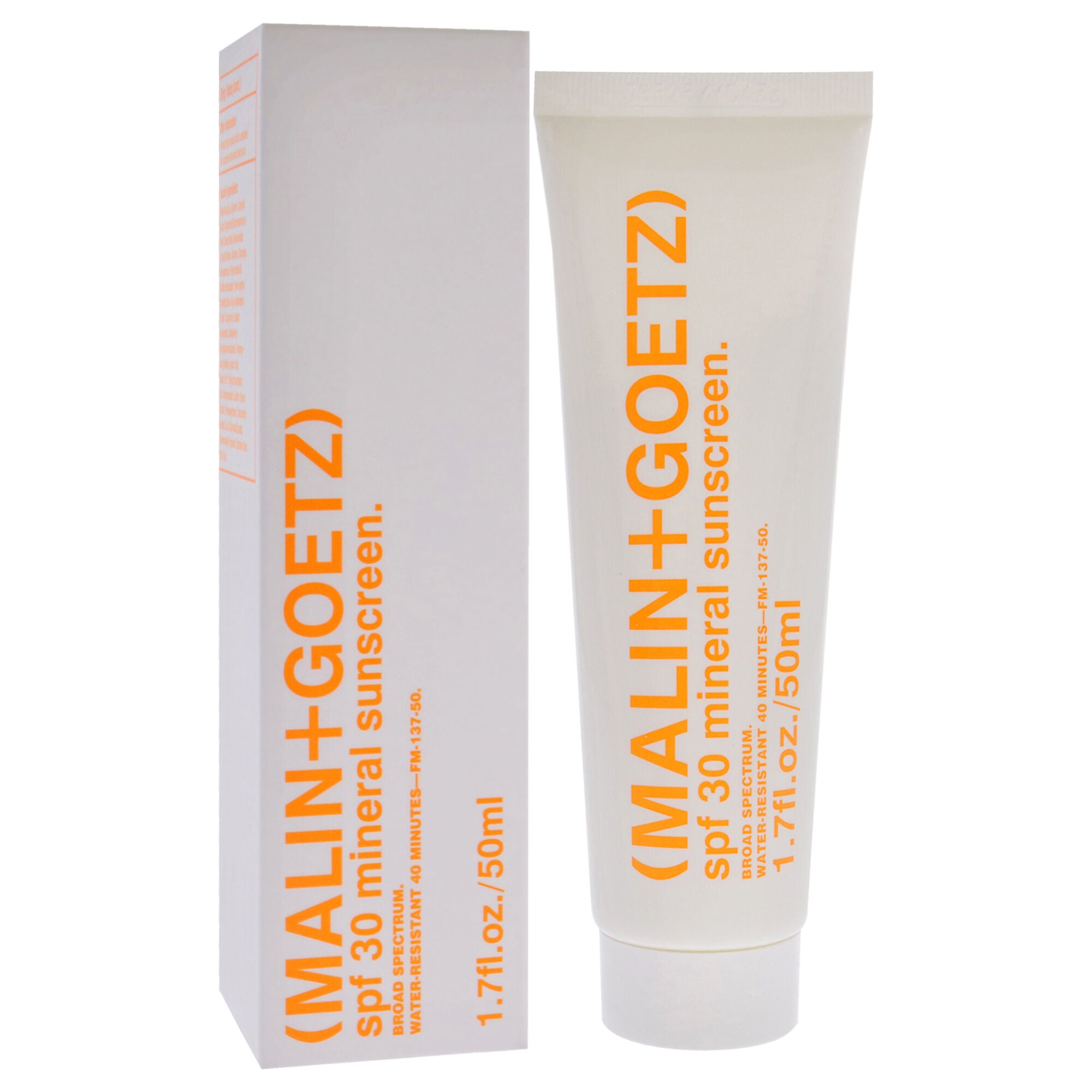 Mineral Sunscreen SPF 30 by Malin + Goetz for Unisex - 1.7 oz Sunscreen, See Description, alternate image number 1