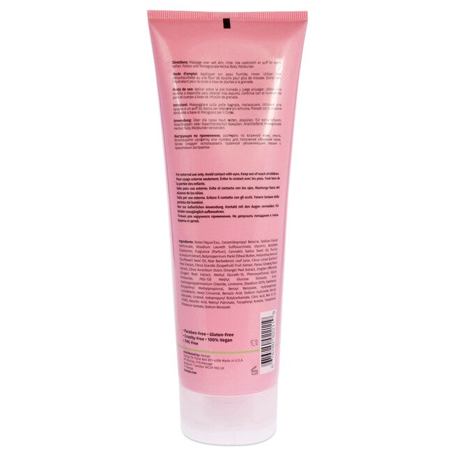 Pomegranate Herbal Body Wash by Hempz for Unisex - 8.5 oz Body Wash, See Description, alternate image number 2