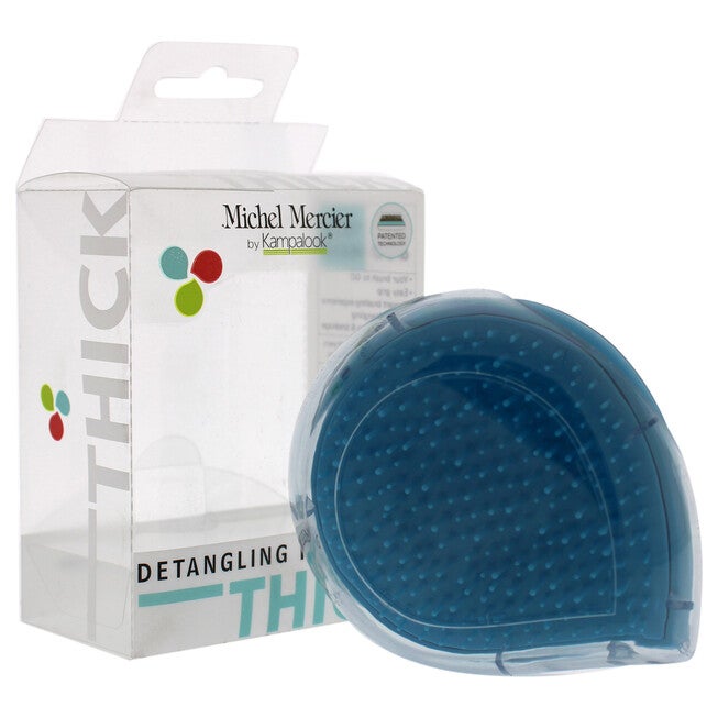 Detangling Brush Thick Hair - Blue-White by Michel Mercier for Unisex - 1 Pc Hair Brush, NA, alternate image number null