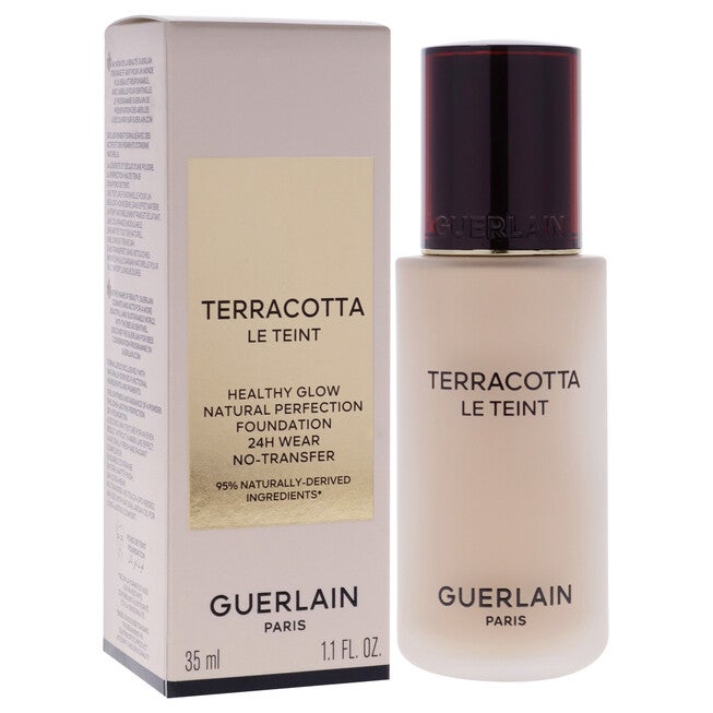 Terracotta Le Teint 24H Wear No-Transfer Foundation - 2W Warm by Guerlain for Women - 1.1 oz Foundation, NA, alternate image number null