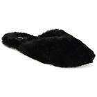 Women's Faux Fur Sundown Slipper, Black, hi-res image number 0