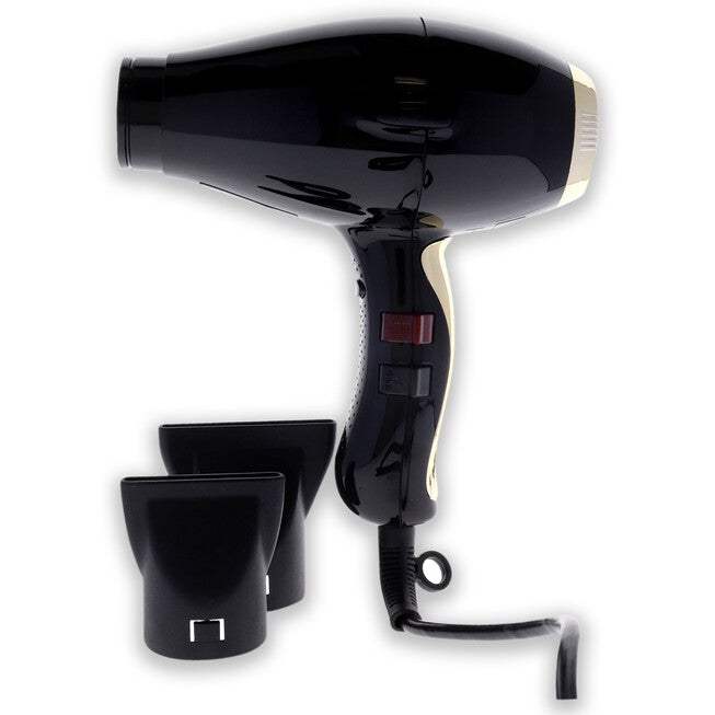 3900 Healthy Ionic Hair Dryer - Black-Gold by Elchim for Unisex - 1 Pc Hair Dryer, NA, alternate image number null