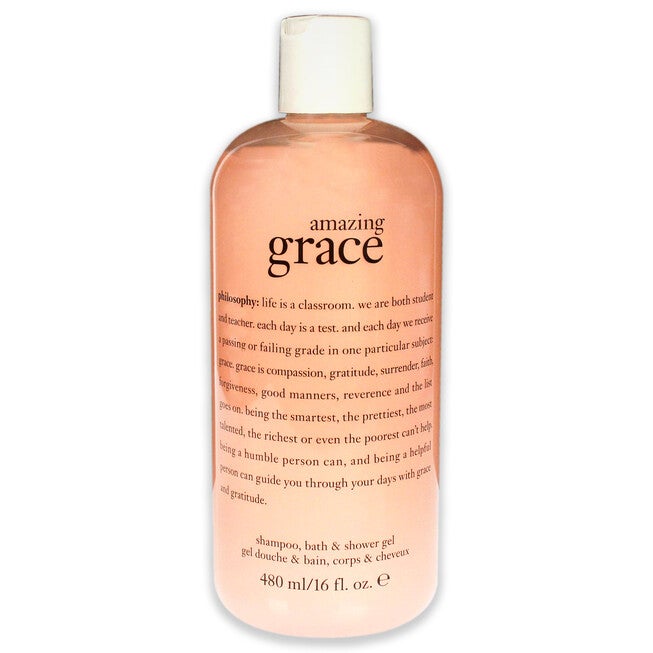 Amazing Grace Perfumed Shampoo Bath & Shower Gel by Philosophy for Unisex - 16 oz Bath & Shower Gel, NA, hi-res image number null