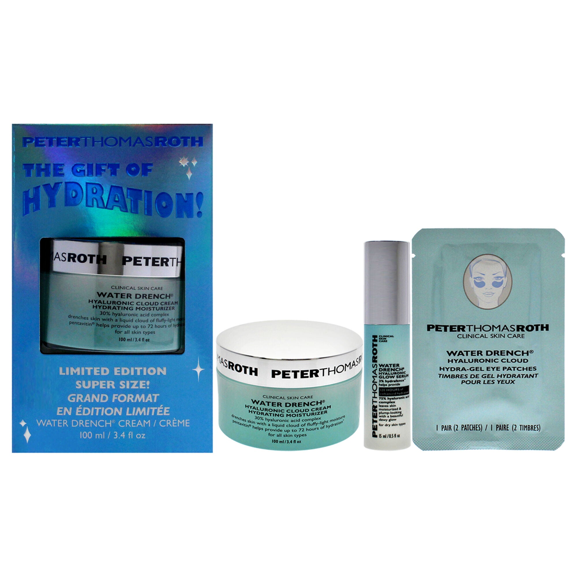 The Gift Of Hydration Kit by Peter Thomas Roth for Women - 3 Pc Gift Set, See Description, hi-res image number 0