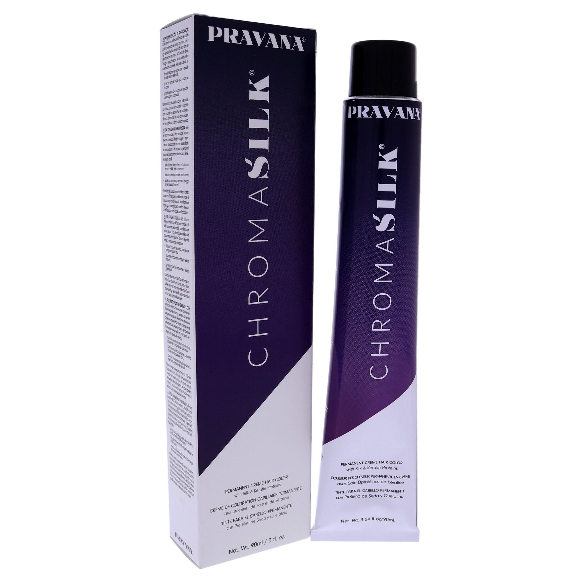 ChromaSilk Creme Hair Color - 4N Brown by Pravana for Unisex - 3 oz Hair Color, , alternate image number 7