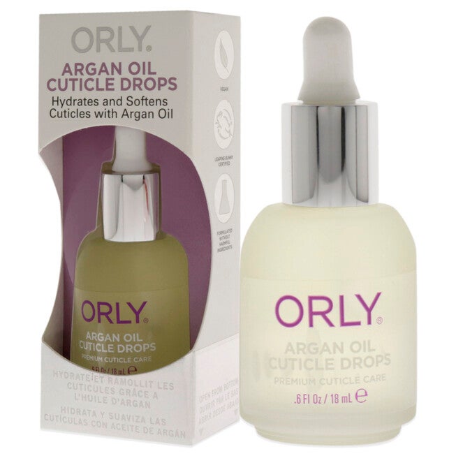 Argan Oil Cuticle Drops by Orly for Women - 0.6 oz Oil, NA, alternate image number null