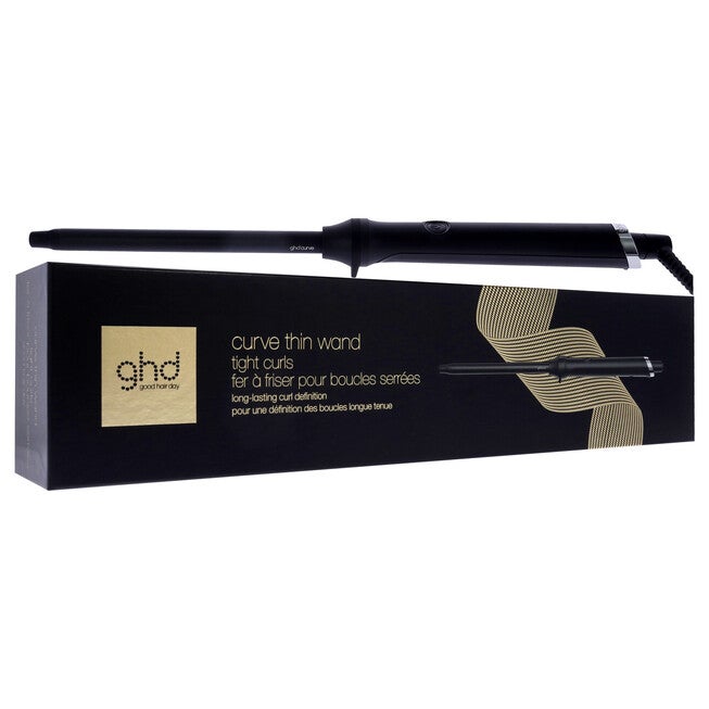 GHD Curve Thin Wand Curling Iron - CPW141 - Black by GHD for Unisex - 0.5 Inch Curling Iron, , alternate image number null