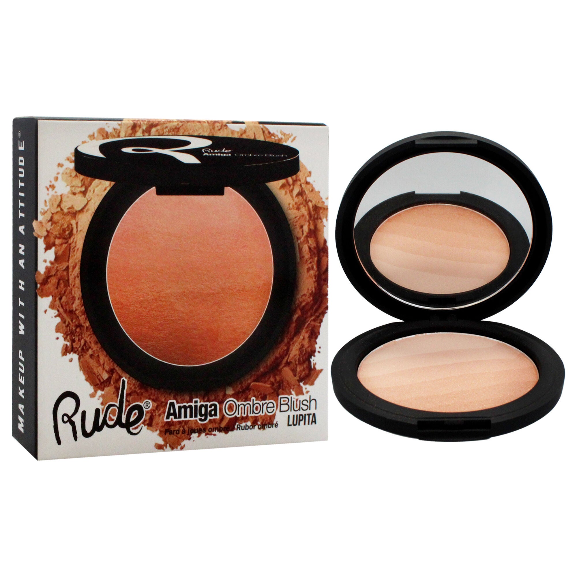 Amiga Ombre Blush - Lupita by Rude Cosmetics for Women - 0.282 oz Blush, See Description, alternate image number 2