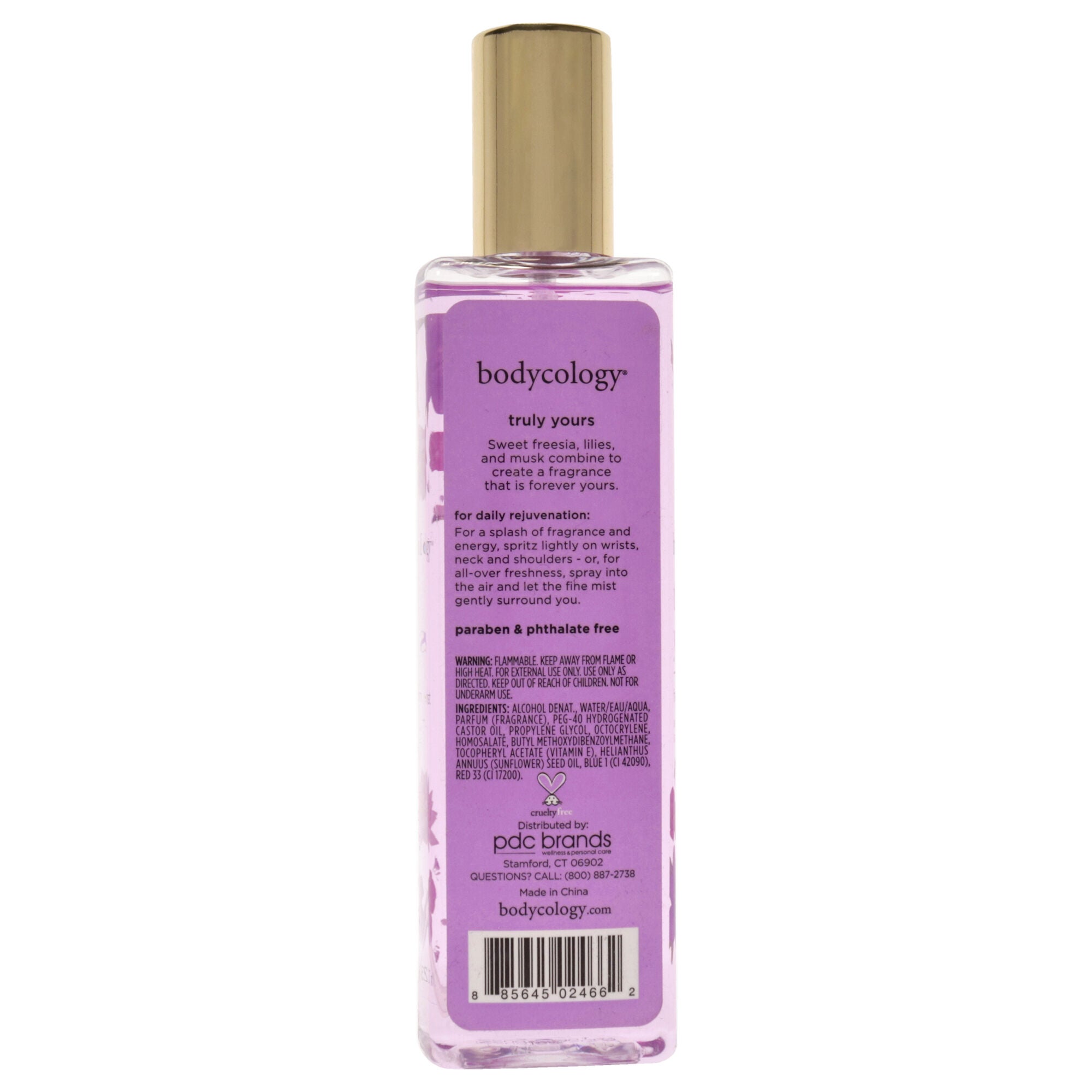 Truly Yours by Bodycology for Women - 8 oz Fragrance Mist, See Description, alternate image number 2