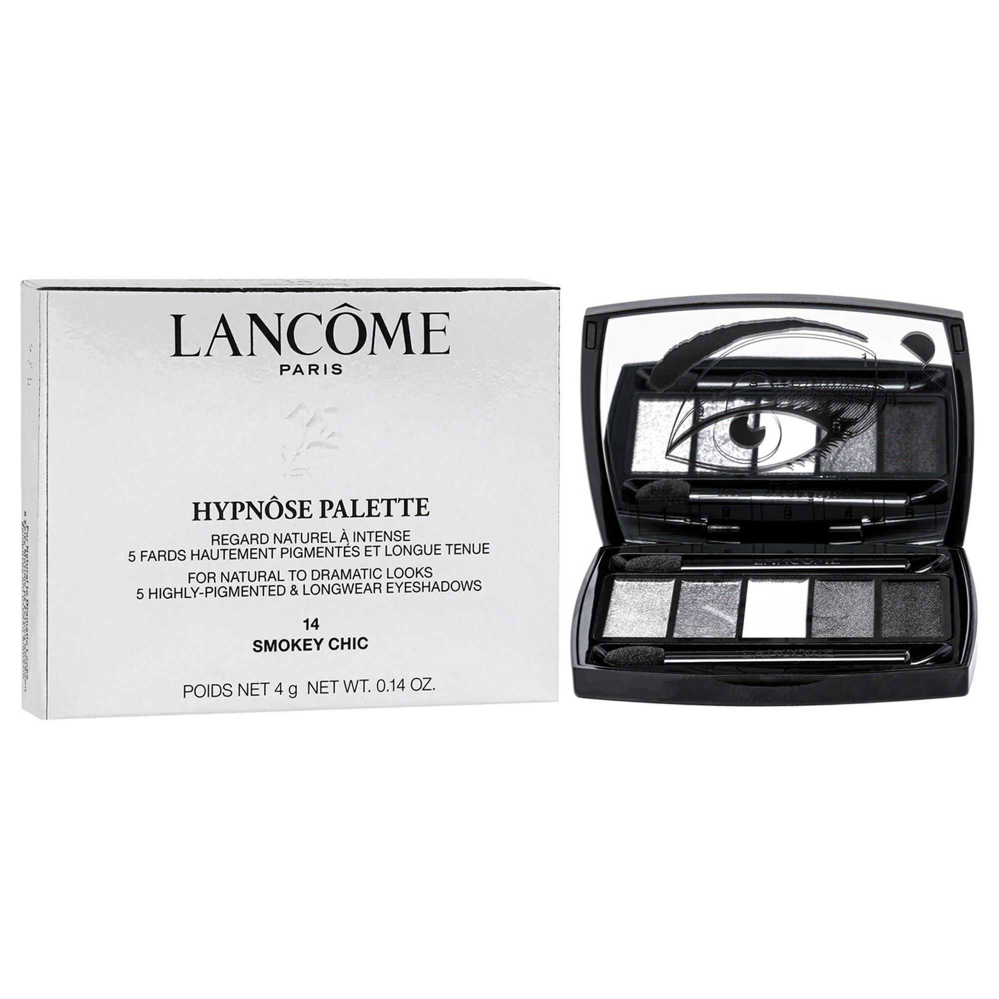 Hypnose 5-Color Eyeshadow Palette - 14 Smokey Chic by Lancome for Women - 0.14 oz Eyeshadow, See Description, alternate image number 1