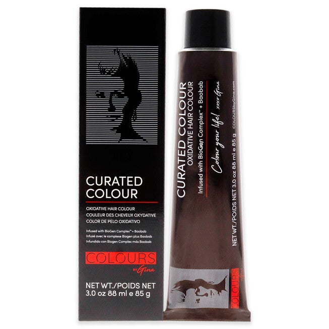 Curated Colour - 8.0-8N Light Natural Blonde by Colours By Gina for Unisex - 3 oz Hair Color, NA, hi-res image number null