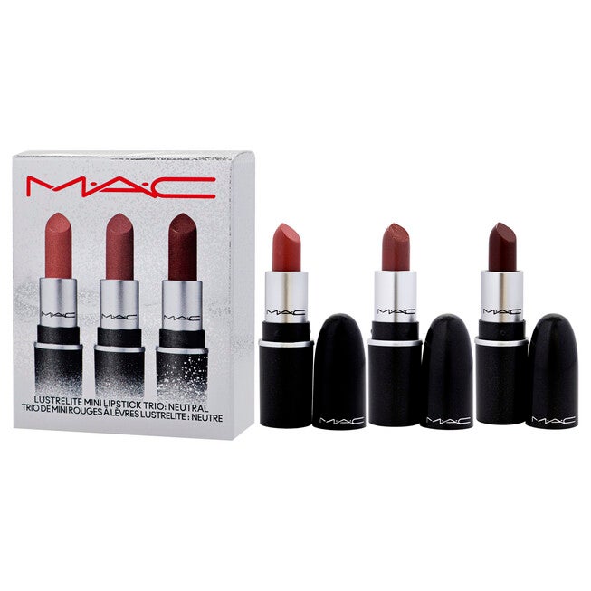 Lustrelite Mini Lipstick Trio - Neutral by MAC for Women - 3 Pc Gift Set, , alternate image number null