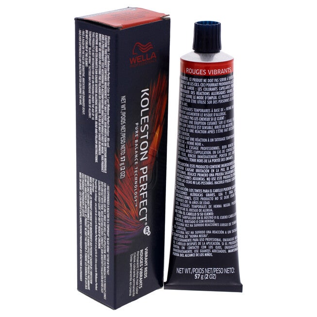 Koleston Perfect Permanent Creme Hair Color - 44 65 Intense Medium Brown-Violet Red-Violet by Wella for Unisex - 2 oz Hair Color, , alternate image number null