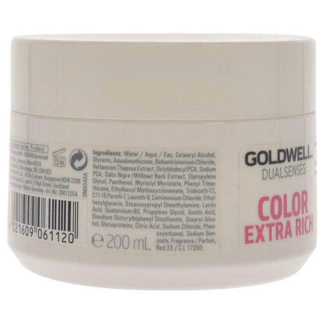 Dualsenses Color Extra Rich 60Sec Treatment by Goldwell for Unisex - 6.7 oz Treatment, NA, alternate image number null