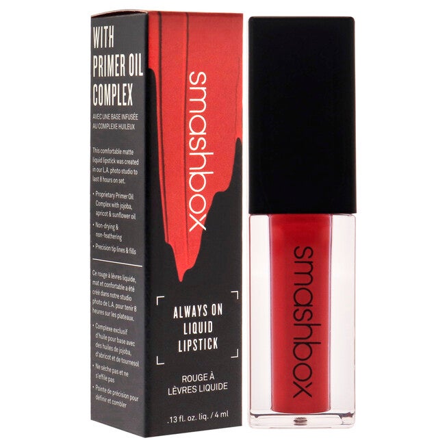 Always On Liquid Lipstick - Bawse by SmashBox for Women - 0.13 oz Lipstick, NA, alternate image number null