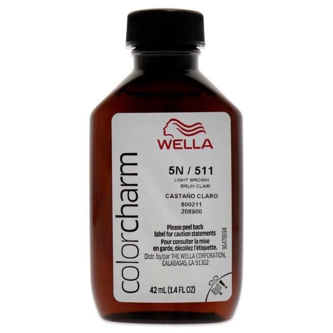 Color Charm Permanent Liquid Hair Color - 511 5N Light Brown by Wella for Unisex - 1.42 oz Hair Color, NA, alternate image number null