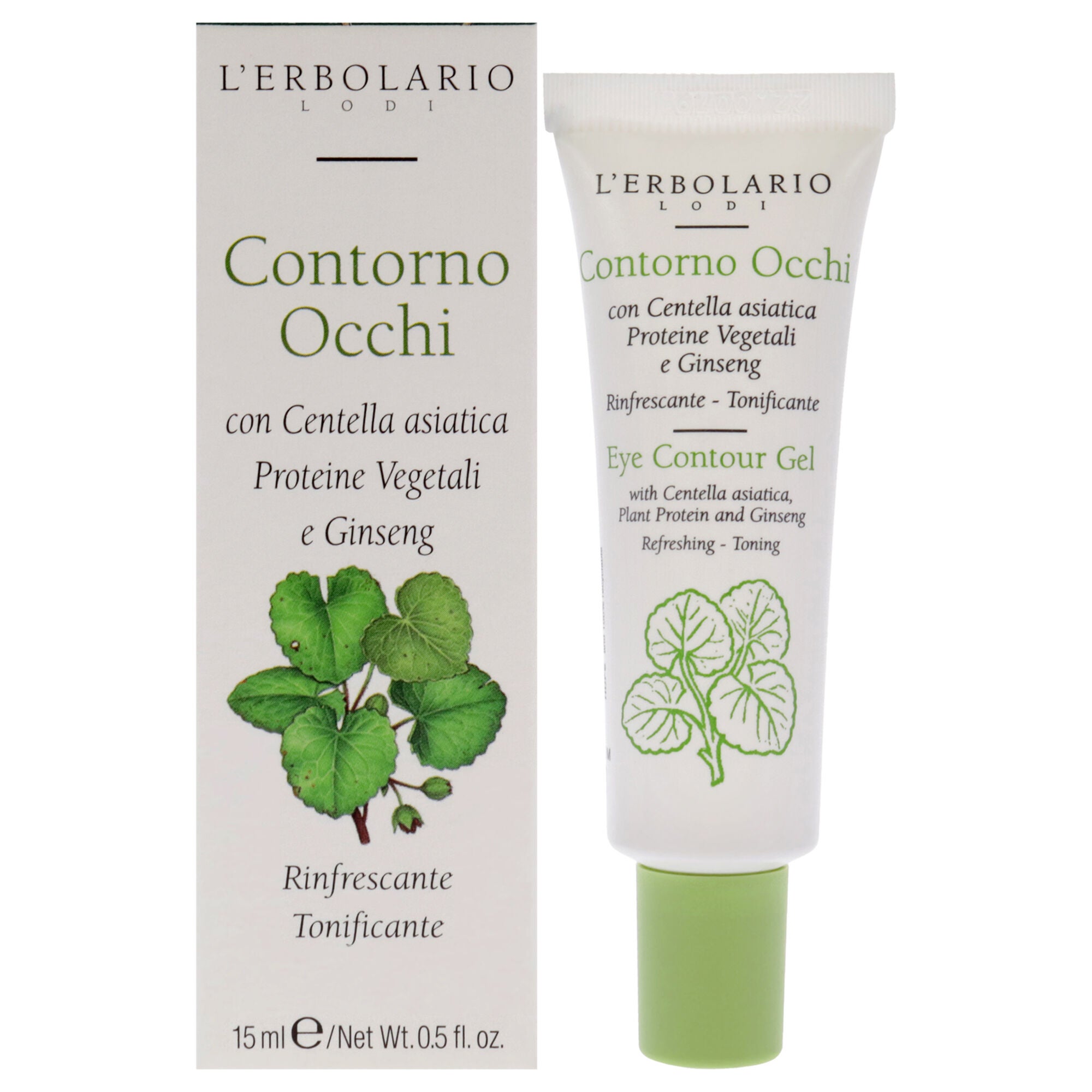Eye Contour Gel by LErbolario for Unisex - 0.5 oz Gel, See Description, hi-res image number 0
