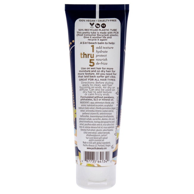 Salty Waves Beach Hair Balm by Pacifica for Unisex - 4 oz Balm, See Description, alternate image number null