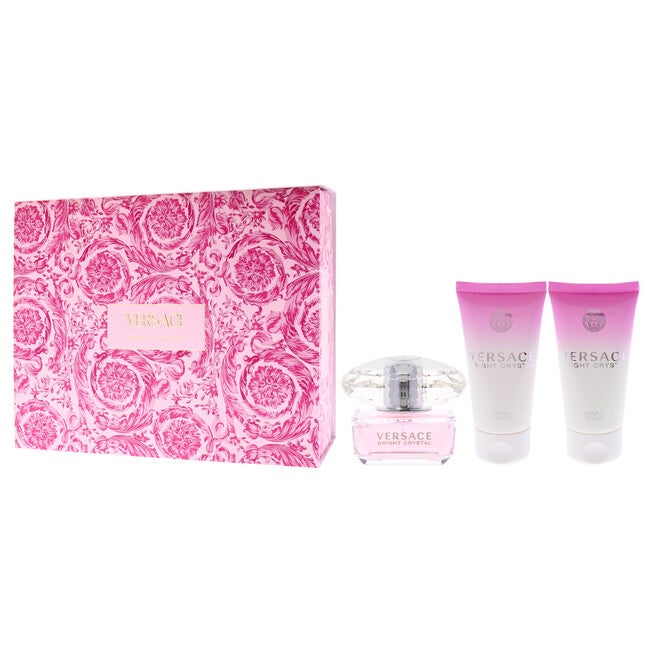 Versace Bright Crystal by Versace for Women - 3 Pc Gift Set 1.7oz EDT Spray, 1.7oz Perfumed Bath and Shower Gel, 1.7oz Perfumed Body Lotion, See Description, alternate image number 3