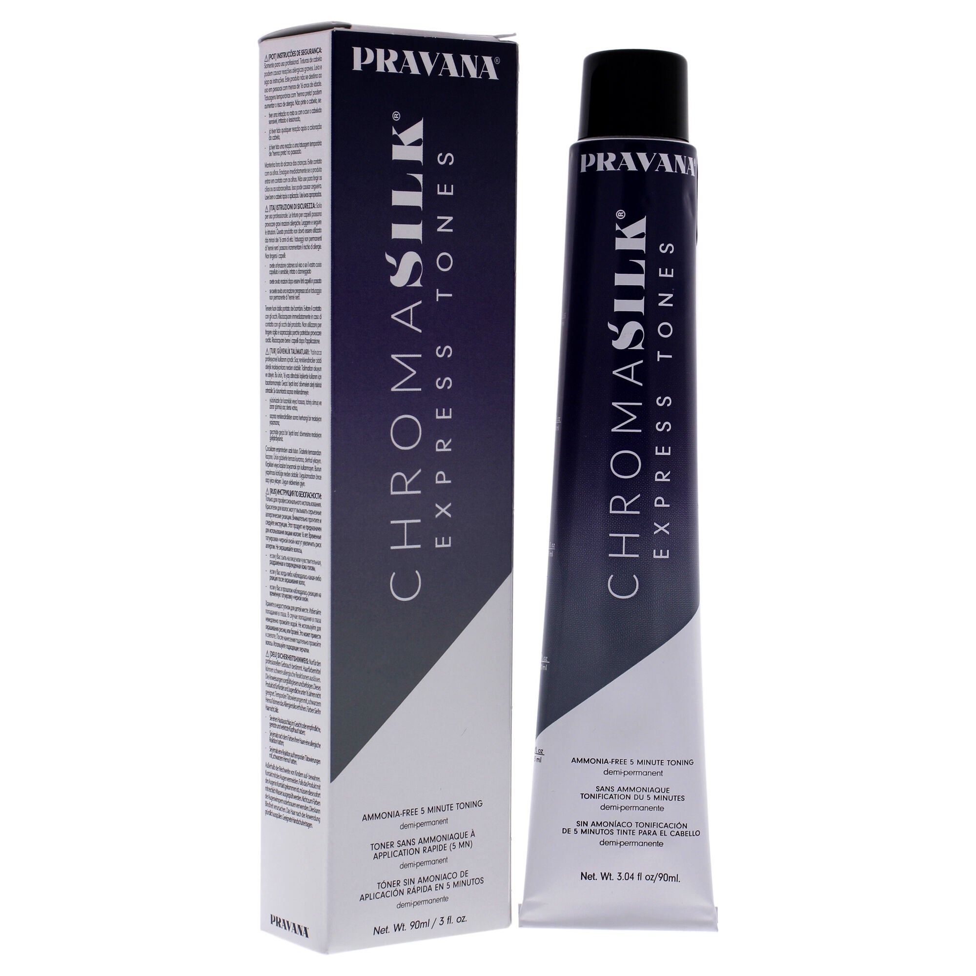ChromaSilk Express Tones - Violet by Pravana for Unisex - 3 oz Hair Color, See Description, alternate image number 1