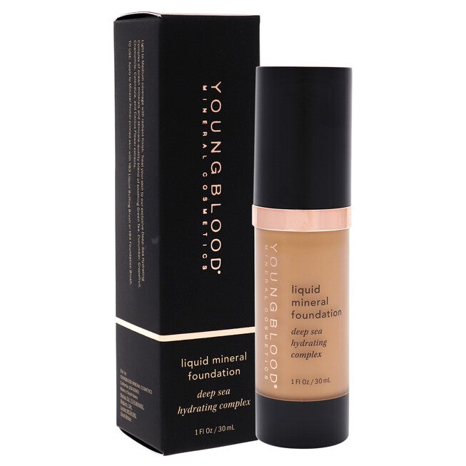 Liquid Mineral Foundation - Capri by Youngblood for Women - 1 oz Foundation, NA, alternate image number null