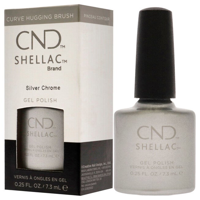 Shellac Nail Color - Silver Chrome by CND for Women - 0.25 oz Nail Polish, NA, alternate image number null