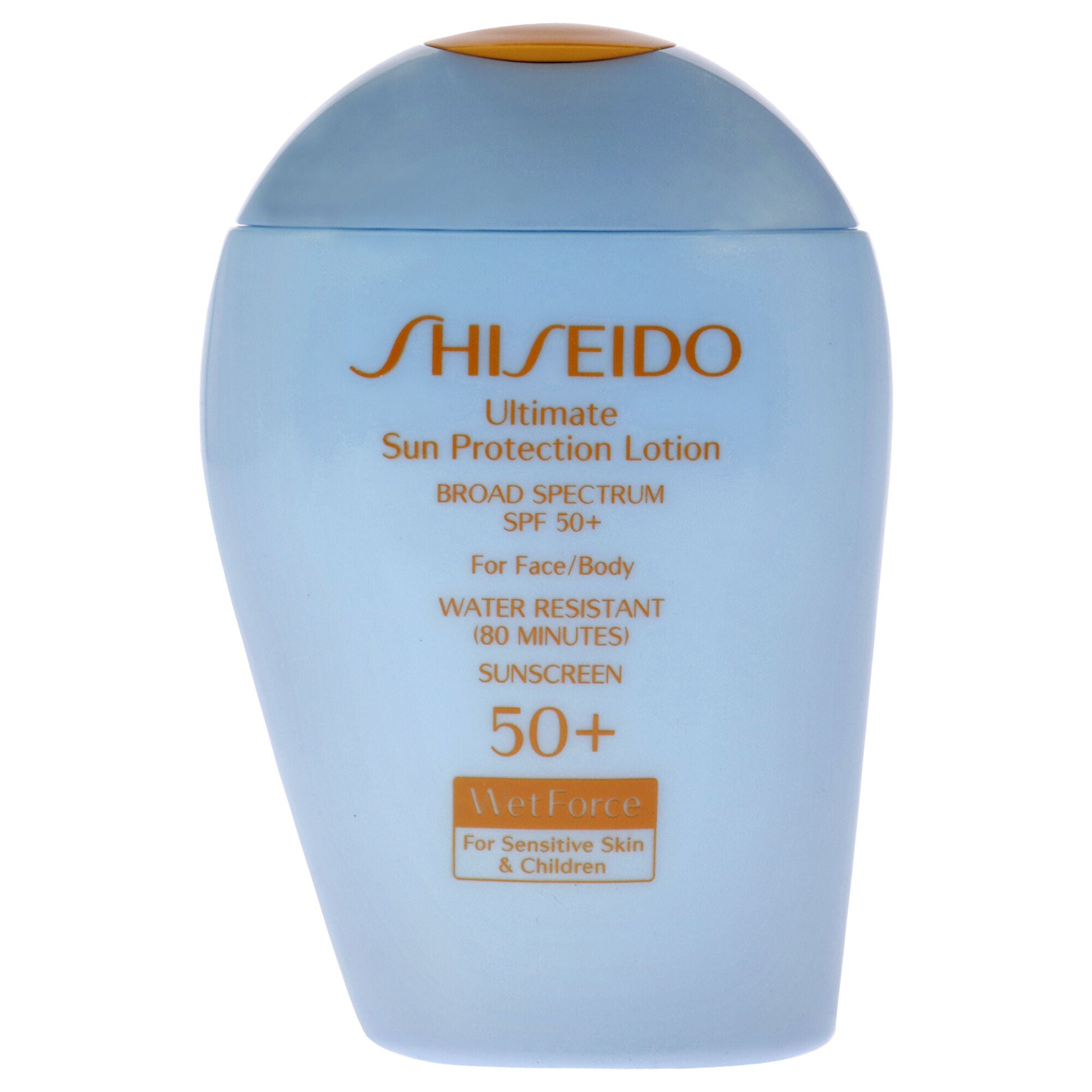 Ultimate Sun Protection Lotion WetForce SPF 50 for Sensitive Skin and Children by Shiseido for Unisex - 3.3 oz Sunscreen, See Description, alternate image number 4