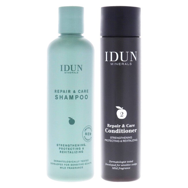 Repair and Care Shampoo and Conditoner Kit by Idun Minerals for Unisex - 2 Pc Kit 8.45oz Shampoo, 8.45oz Conditioner, NA, hi-res image number null