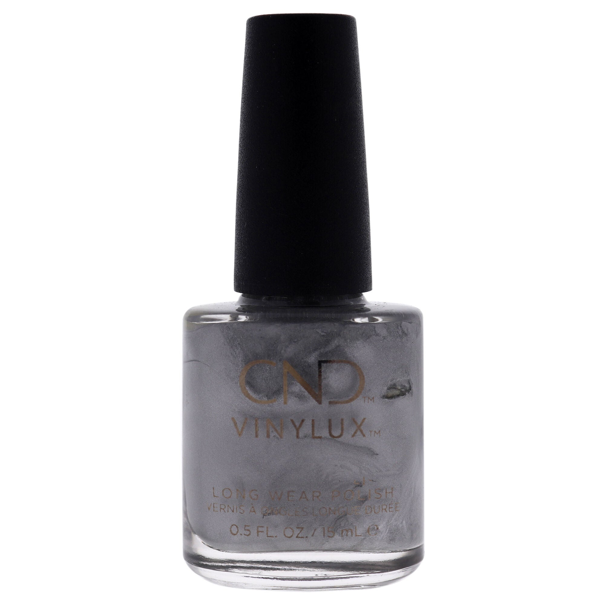 CND VINYLUX Nagellack In Silber-Chrom – 15 Ml, Glänzend, Hält Bis Zu Einer Woche