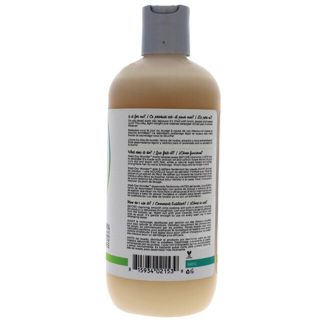 Wash Day Wonder Pre-Cleanse Slip Detangler by DevaCurl for Unisex - 12 oz Detangler, NA, alternate image number null