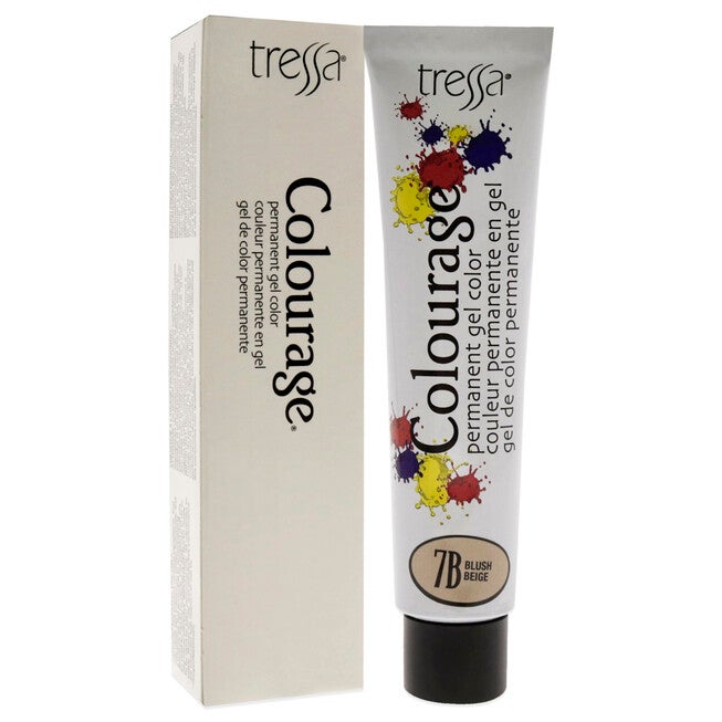 Colourage Permanent Gel Color - 7B Blush by Tressa for Unisex - 2 oz Hair Color, NA, alternate image number null