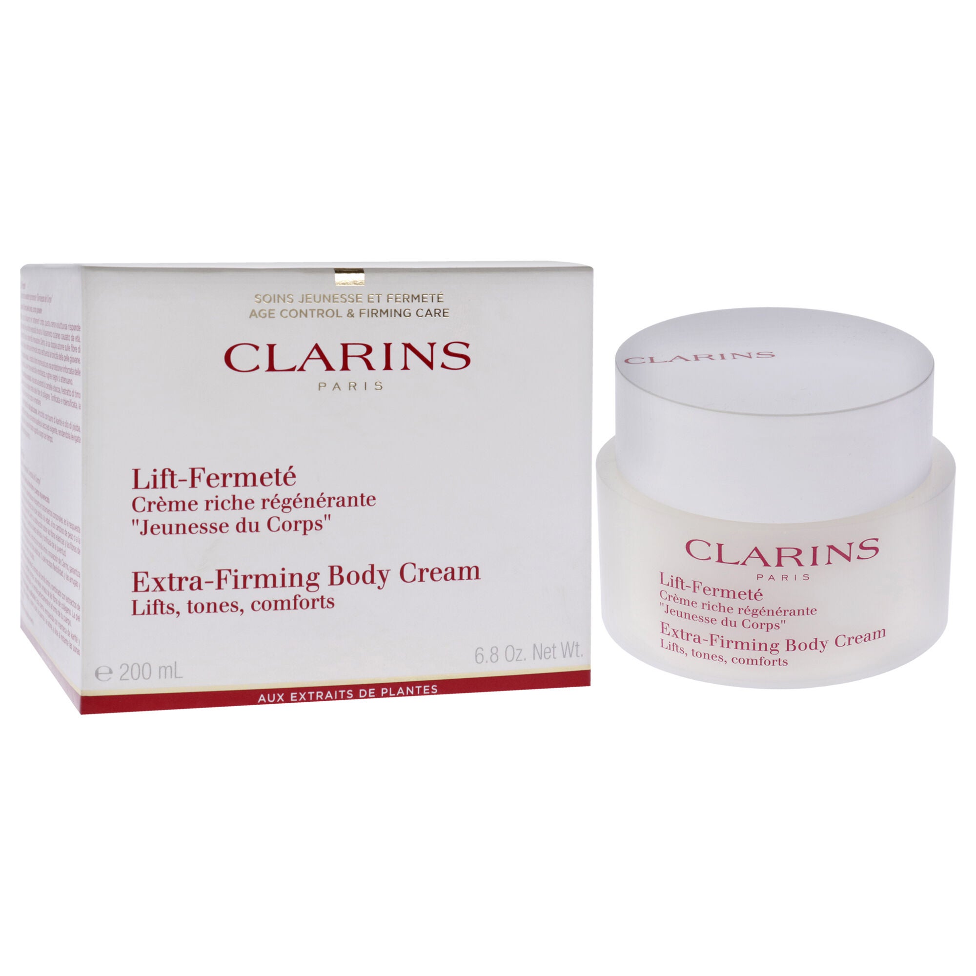 Extra Firming Body Cream by Clarins for Unisex - 6.8 oz Body Cream, See Description, alternate image number 1